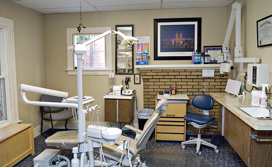 State-of-the-art dental exam room