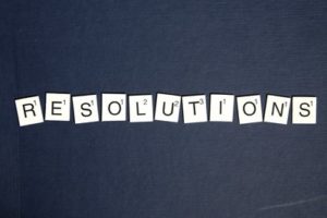 Tiles for New Year’s resolutions.